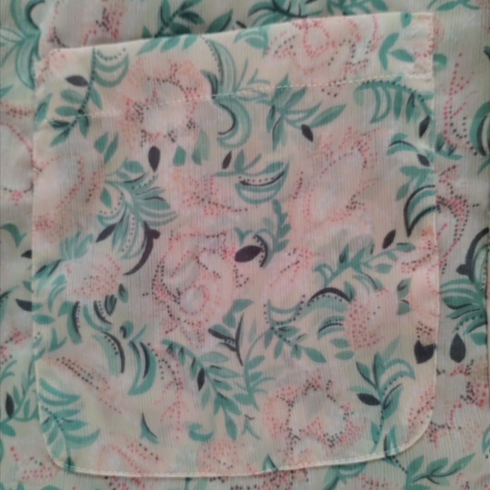 Victoria’s Secret Gold Label Floral Cottagecore Button Blouse - Picture 7 of 9